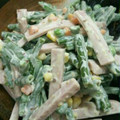 玉紀1224's cooksnap of when they made 魚肉ソーセージといんげんのマヨマスタード.