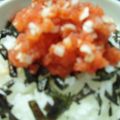 ちぃは's cooksnap of when they made 朝ごはんに。たらこの和えもの（韓国風）.