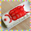 harunattoh's cooksnap of when they made 簡単！いちごヨーグルトババロアで鯉のぼり.