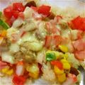 ママうさこ's cooksnap of when they made 残り物で☆簡単ライスピザ.