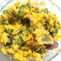 youich's cooksnap of when they made カボチャとさつま芋の甘辛サラダ。.