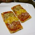 モモコのパン工場's cooksnap of when they made あと一品に✴︎油揚げピザ！.