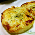 犬Gyami's cooksnap of when they made 新玉ねぎのマヨチーズ焼き.