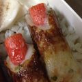 二児ママちゃーん's cooksnap of when they made お弁当の彩どりに☆かにかまinちくわ.