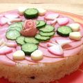 makikost's cooksnap of when they made おもてなしにいかが？ハムの花寿司☆.