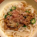 かめのももこ's cooksnap of when they made 柚子胡椒✿オクラ納豆のあったかうどん.