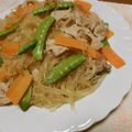 快くん's cooksnap of when they made 絹さやと春雨の炒めもの〜？.