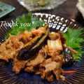 bobitin's cooksnap of when they made ✿豚バラとナスの豚キムチ✿.