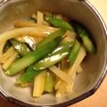 ぐつぐつお鍋's cooksnap of when they made アスパラとじゃがいものあっさりきんぴら.