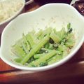 hiiragi25's cooksnap of when they made かぶらの葉のおひたし.
