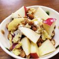 YUKIKI☆'s cooksnap of when they made さつまいもとりんごと納豆！のサラダ.