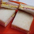 もうらん's cooksnap of when they made ハムとタマゴのサンドウィッチ.