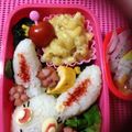 icooo's cooksnap of when they made キャラ弁当☆ジュエルペット☆ルビー弁当.