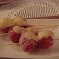 pjpj's cooksnap of when they made ミニトマトとベーコンのチーズ串焼き.