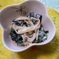 抹茶もつこ's cooksnap of when they made 超簡単！お弁当にも★わかめとカニカマ和え.