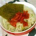 2児ママみきてぃ's cooksnap of when they made 低カロリーで夜食にも○!!梅そうめん｡*.