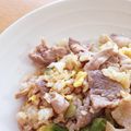 メガフー's cooksnap of when they made 豚こまとレタスでチャーハン.