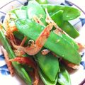いせご's cooksnap of when they made 味付け不要で絶品★絹さやの干しエビ炒め.