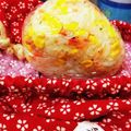 広野のタイタン's cooksnap of when they made スパイスが決め手☆鮭コーンおにぎり.