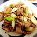 さくらもち姫's cooksnap of when they made 豚肉と長ねぎの極！シンプル炒め.