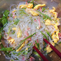 ＊chi〜ko＊'s cooksnap of when they made 絹さやと春雨と卵のエスニックな和えもの☯.