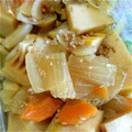 ほのこゆ's cooksnap of when they made ごま油香る♪挽き肉と筍の煮物♡.