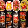 ykrsmzk's cooksnap of when they made ライスぺーパーでお絵かきキャラ弁.