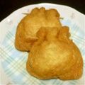 梨大好き's cooksnap of when they made 餃子の具があまったら…油揚げの巾着煮.