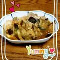 れもんじゅーす♪'s cooksnap of when they made 茄子と鶏肉の生姜煮.