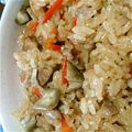 kaeかえちゃん's cooksnap of when they made シンプル☆ごぼうと鶏肉の炊き込みご飯.