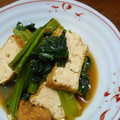 ポキコちゃん's cooksnap of when they made ☆★小松菜と厚揚げの煮物★☆.