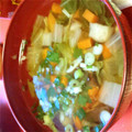 kkinococ's cooksnap of when they made 栄養たっぷり野菜の和風スープ.
