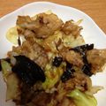 いつもなかよく's cooksnap of when they made 豚キャベツとキクラゲの中華炒め.