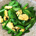 ノノンナ's cooksnap of when they made 絹さやの卵とじ風.
