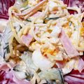 ＊はるとりなママ＊'s cooksnap of when they made ☆簡単節約☆残り物のパスタでサラダ☆.