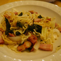 greenturbo's cooksnap of when they made ささっと★生ワカメ入り塩焼きそば.