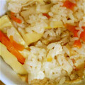 ちびかぁさん's cooksnap of when they made めんつゆで簡単♪たけのこの炊き込みご飯.