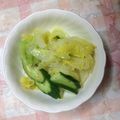 TOSHIKO922's cooksnap of when they made シンプルサラダ～キャベツときゅうり.