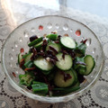 ★モニラ★'s cooksnap of when they made 簡単！オクラときゅうりと木耳の和え物.