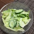 natsu7292's cooksnap of when they made レタスときゅうりで簡単サラダ.