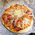 kanakel's cooksnap of when they made あるもの全部載せミックスピザ.