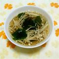 ssk123022's cooksnap of when they made えのきのお吸い物.