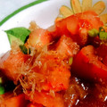 しろmi's cooksnap of when they made トマトの梅おかか和え.