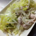 Fikamamma's cooksnap of when they made モヤシ&オクラさっぱり塩豚しゃぶ.