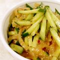 すずめだか's cooksnap of when they made 簡単‼きゅうりとクラゲの中華サラダ.