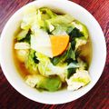 ひまワリ's cooksnap of when they made 春キャベツとフワフワ鶏だんごスープ.