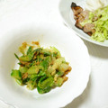 ruruyun's cooksnap of when they made ささっと小鉢♪青菜のアーモンド和え.