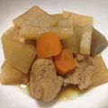 抹茶民's cooksnap of when they made 鶏肉と大根とこんにゃくの煮物.