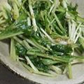 ちぃこ＊＊'s cooksnap of when they made レンジで水菜のナムル.