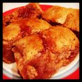 よこもす's cooksnap of when they made 材料3つだけ♪低カロリー苺ジャムケーキ♪.